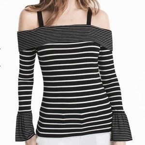 NWT White House Black Market Striped Top